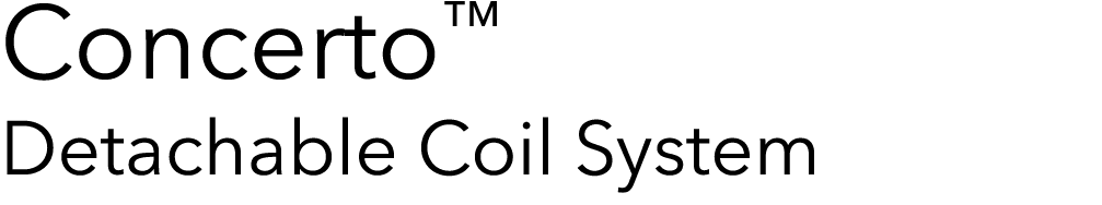 Concerto™ Detachable Coil System